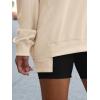 imageANRABESS Womens Oversized Sweatshirt V Neck Long Sleeve Tunic Lightweight Pullover 2025 Spring Casual Tops Teen Girl OutfitsKhaki