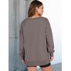 imageANRABESS Womens Oversized Sweatshirt V Neck Long Sleeve Tunic Lightweight Pullover 2025 Spring Casual Tops Teen Girl OutfitsLight Brown