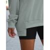 imageANRABESS Womens Oversized Sweatshirt V Neck Long Sleeve Tunic Lightweight Pullover 2025 Spring Casual Tops Teen Girl OutfitsLight Green
