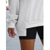 imageANRABESS Womens Oversized Sweatshirt V Neck Long Sleeve Tunic Lightweight Pullover 2025 Spring Casual Tops Teen Girl OutfitsLight Grey