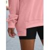 imageANRABESS Womens Oversized Sweatshirt V Neck Long Sleeve Tunic Lightweight Pullover 2025 Spring Casual Tops Teen Girl OutfitsPink
