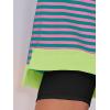 imageANRABESS Womens Oversized Sweatshirt V Neck Long Sleeve Tunic Lightweight Pullover 2025 Spring Casual Tops Teen Girl OutfitsPink Green