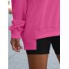 imageANRABESS Womens Oversized Sweatshirt V Neck Long Sleeve Tunic Lightweight Pullover 2025 Spring Casual Tops Teen Girl OutfitsRose