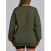 imageANRABESS Womens Sweatshirts Oversized Fleece Crew Neck Pullover Hoodies Casual Comfy 2025 Fall Fashion Basic SweatshirtArmygreen