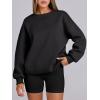 imageANRABESS Womens Sweatshirts Oversized Fleece Crew Neck Pullover Hoodies Casual Comfy 2025 Fall Fashion Basic SweatshirtBlack