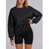 imageANRABESS Womens Sweatshirts Oversized Fleece Crew Neck Pullover Hoodies Casual Comfy 2025 Fall Fashion Basic SweatshirtBlack