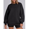 imageANRABESS Womens Sweatshirts Oversized Fleece Crew Neck Pullover Hoodies Casual Comfy 2025 Fall Fashion Basic SweatshirtBlack
