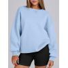 imageANRABESS Womens Sweatshirts Oversized Fleece Crew Neck Pullover Hoodies Casual Comfy 2025 Fall Fashion Basic SweatshirtBlue