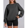 imageANRABESS Womens Sweatshirts Oversized Fleece Crew Neck Pullover Hoodies Casual Comfy 2025 Fall Fashion Basic SweatshirtDark Grey