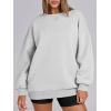 imageANRABESS Womens Sweatshirts Oversized Fleece Crew Neck Pullover Hoodies Casual Comfy 2025 Fall Fashion Basic SweatshirtGrey