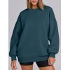 imageANRABESS Womens Sweatshirts Oversized Fleece Crew Neck Pullover Hoodies Casual Comfy 2025 Fall Fashion Basic SweatshirtNavy