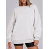 imageANRABESS Womens Sweatshirts Oversized Fleece Crew Neck Pullover Hoodies Casual Comfy 2025 Fall Fashion Basic SweatshirtWhite