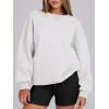 imageANRABESS Womens Sweatshirts Oversized Fleece Crew Neck Pullover Hoodies Casual Comfy 2025 Fall Fashion Basic SweatshirtWhite