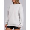 imageANRABESS Womens Sweatshirts Oversized Fleece Crew Neck Pullover Hoodies Casual Comfy 2025 Fall Fashion Basic SweatshirtWhite