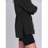 imageANRABESS Womens Turtleneck Sweatshirts Drawstring Waist Pullover Tops Loose Fit Long Sleeve Hoodies 2024 Fall Preppy OutfitsBlack