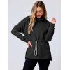 imageANRABESS Womens Turtleneck Sweatshirts Drawstring Waist Pullover Tops Loose Fit Long Sleeve Hoodies 2024 Fall Preppy OutfitsBlack