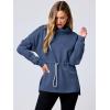 imageANRABESS Womens Turtleneck Sweatshirts Drawstring Waist Pullover Tops Loose Fit Long Sleeve Hoodies 2024 Fall Preppy OutfitsDeep Blue