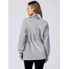 imageANRABESS Womens Turtleneck Sweatshirts Drawstring Waist Pullover Tops Loose Fit Long Sleeve Hoodies 2024 Fall Preppy OutfitsGrey