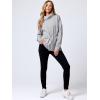 imageANRABESS Womens Turtleneck Sweatshirts Drawstring Waist Pullover Tops Loose Fit Long Sleeve Hoodies 2024 Fall Preppy OutfitsGrey