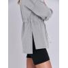 imageANRABESS Womens Turtleneck Sweatshirts Drawstring Waist Pullover Tops Loose Fit Long Sleeve Hoodies 2024 Fall Preppy OutfitsGrey