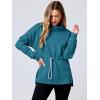 imageANRABESS Womens Turtleneck Sweatshirts Drawstring Waist Pullover Tops Loose Fit Long Sleeve Hoodies 2024 Fall Preppy OutfitsLake