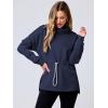 imageANRABESS Womens Turtleneck Sweatshirts Drawstring Waist Pullover Tops Loose Fit Long Sleeve Hoodies 2024 Fall Preppy OutfitsNavy Blue