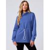 imageANRABESS Womens Turtleneck Sweatshirts Drawstring Waist Pullover Tops Loose Fit Long Sleeve Hoodies 2024 Fall Preppy OutfitsRoyal Blue