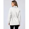imageANRABESS Womens Turtleneck Sweatshirts Drawstring Waist Pullover Tops Loose Fit Long Sleeve Hoodies 2024 Fall Preppy OutfitsWhite