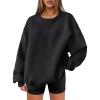 imageANRABESS Womens Sweatshirts Oversized Fleece Crew Neck Pullover Hoodies Casual Comfy 2025 Fall Fashion Basic SweatshirtBlack