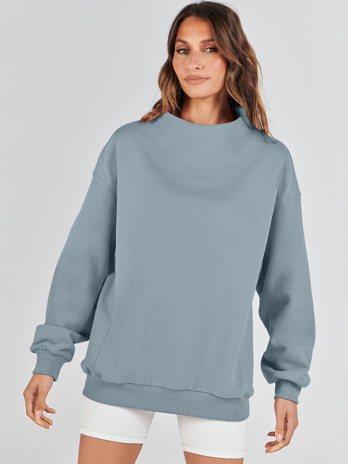 imageANRABESS Womens Oversized Sweatshirts Turtleneck Pullover Long Sleeve Hoodies Tops 2024 Fall Fashion Preppy OutfitsDeep Blue