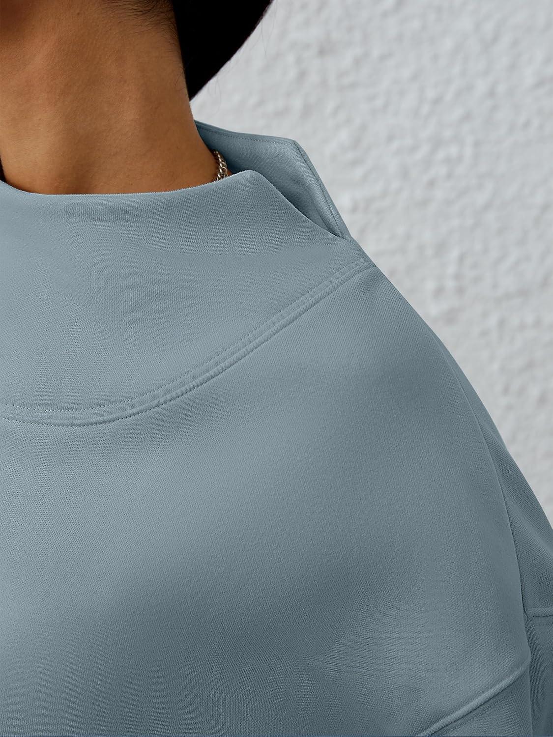 imageANRABESS Womens Oversized Sweatshirts Turtleneck Pullover Long Sleeve Hoodies Tops 2024 Fall Fashion Preppy OutfitsDeep Blue