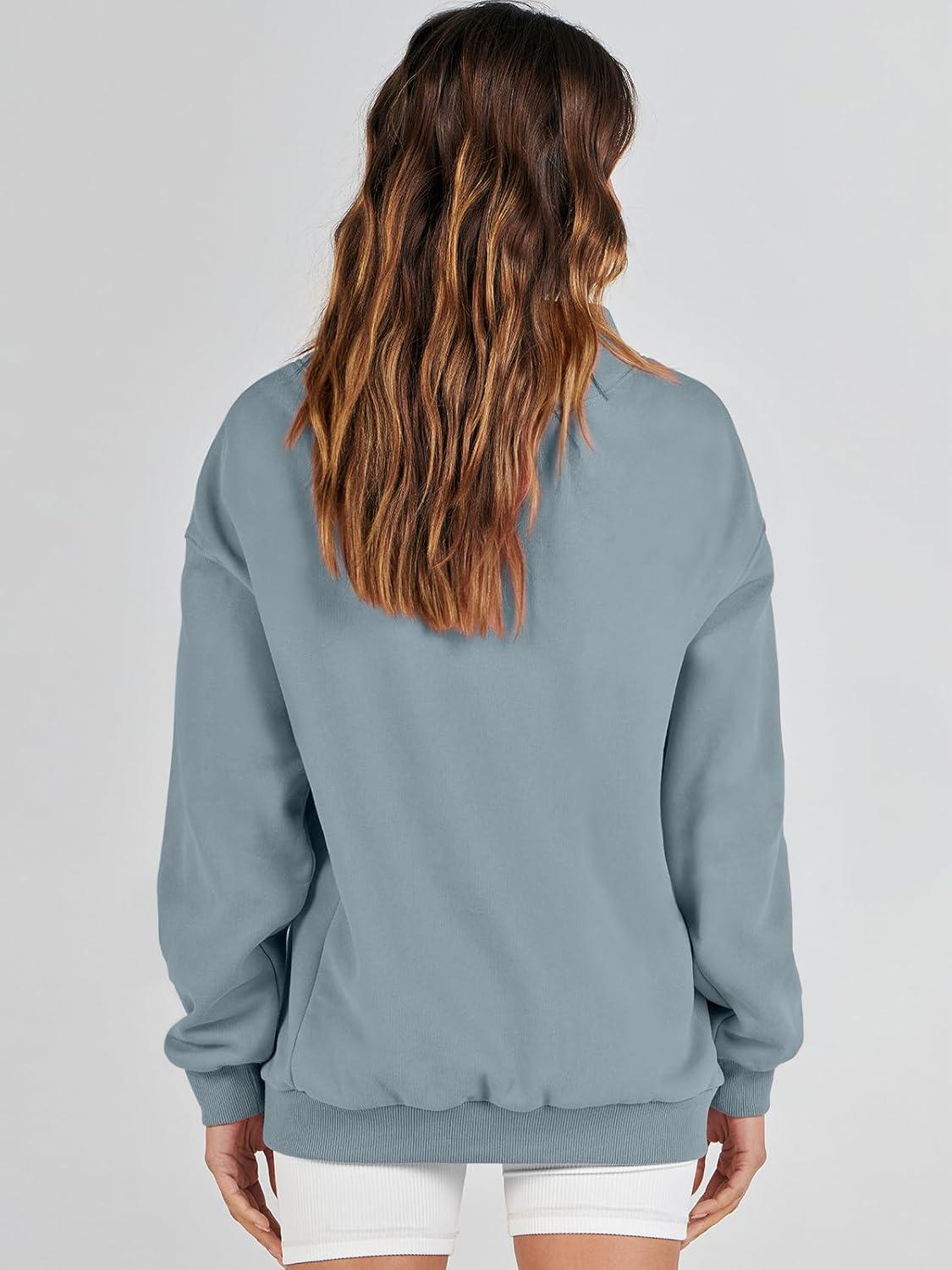 imageANRABESS Womens Oversized Sweatshirts Turtleneck Pullover Long Sleeve Hoodies Tops 2024 Fall Fashion Preppy OutfitsDeep Blue