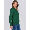 imageANRABESS Womens Long Sleeve Crewneck Classic 2025 Fall Soft Basic Pullover Sweaters TopGreen