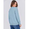 imageANRABESS Womens Long Sleeve Crewneck Classic 2025 Fall Soft Basic Pullover Sweaters TopLight Blue