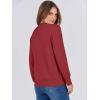 imageANRABESS Womens Long Sleeve Crewneck Classic 2025 Fall Soft Basic Pullover Sweaters TopRed
