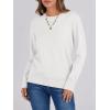 imageANRABESS Womens Long Sleeve Crewneck Classic 2025 Fall Soft Basic Pullover Sweaters TopWhite