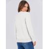 imageANRABESS Womens Long Sleeve Crewneck Classic 2025 Fall Soft Basic Pullover Sweaters TopWhite