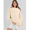 imageANRABESS Womens Oversized Sweatshirts Turtleneck Pullover Long Sleeve Hoodies Tops 2024 Fall Fashion Preppy OutfitsApricot
