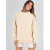 imageANRABESS Womens Oversized Sweatshirts Turtleneck Pullover Long Sleeve Hoodies Tops 2024 Fall Fashion Preppy OutfitsApricot