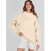 imageANRABESS Womens Oversized Sweatshirts Turtleneck Pullover Long Sleeve Hoodies Tops 2024 Fall Fashion Preppy OutfitsApricot