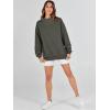imageANRABESS Womens Oversized Sweatshirts Turtleneck Pullover Long Sleeve Hoodies Tops 2024 Fall Fashion Preppy OutfitsArmygreen
