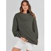 imageANRABESS Womens Oversized Sweatshirts Turtleneck Pullover Long Sleeve Hoodies Tops 2024 Fall Fashion Preppy OutfitsArmygreen