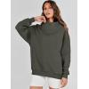 imageANRABESS Womens Oversized Sweatshirts Turtleneck Pullover Long Sleeve Hoodies Tops 2024 Fall Fashion Preppy OutfitsArmygreen