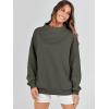 imageANRABESS Womens Oversized Sweatshirts Turtleneck Pullover Long Sleeve Hoodies Tops 2024 Fall Fashion Preppy OutfitsArmygreen