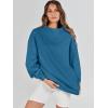 imageANRABESS Womens Oversized Sweatshirts Turtleneck Pullover Long Sleeve Hoodies Tops 2024 Fall Fashion Preppy OutfitsBlue