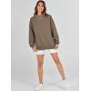 imageANRABESS Womens Oversized Sweatshirts Turtleneck Pullover Long Sleeve Hoodies Tops 2024 Fall Fashion Preppy OutfitsBrown