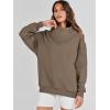 imageANRABESS Womens Oversized Sweatshirts Turtleneck Pullover Long Sleeve Hoodies Tops 2024 Fall Fashion Preppy OutfitsBrown