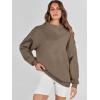 imageANRABESS Womens Oversized Sweatshirts Turtleneck Pullover Long Sleeve Hoodies Tops 2024 Fall Fashion Preppy OutfitsBrown