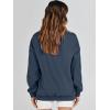 imageANRABESS Womens Oversized Sweatshirts Turtleneck Pullover Long Sleeve Hoodies Tops 2024 Fall Fashion Preppy OutfitsDark Navy Blue