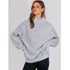 imageANRABESS Womens Oversized Sweatshirts Turtleneck Pullover Long Sleeve Hoodies Tops 2024 Fall Fashion Preppy OutfitsGrey